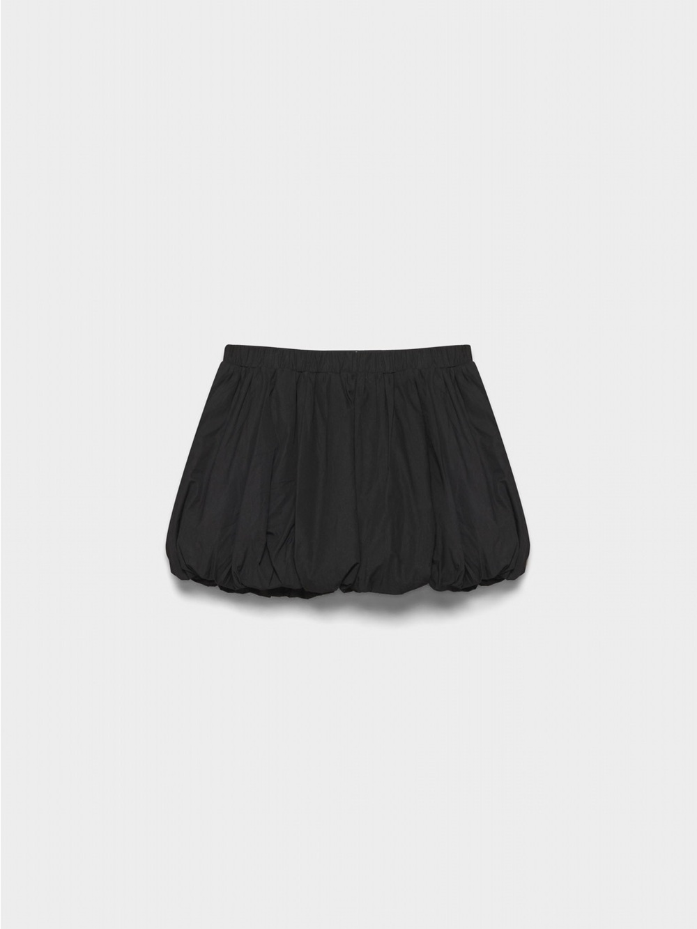 Black Bubble Mini Skirt